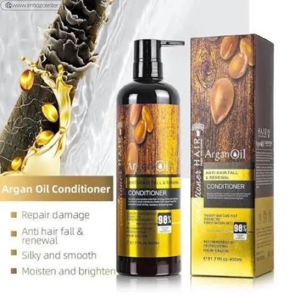 Argan Oil Anti-Hair Fall & Renewal Conditioner 900ml image 3
