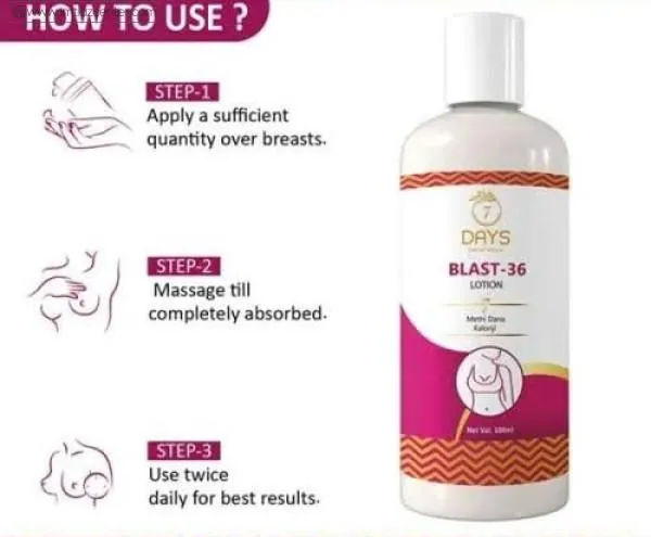 Blast 35 Breast Lotion & Oil In Pakistan image 3