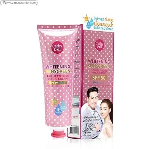 l glutathione magic cream Cathy Doll L-Glutathione SPF 50 - 138ml - PKR 2,400 skin lightening for dark lips