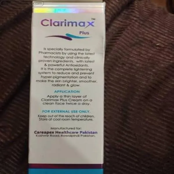 ClariMax Plus Whitening Cream 30gm image 2