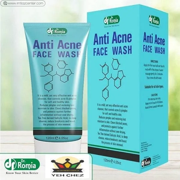 Dr. Romia Anti Acne Face Wash Tube 120Ml image 2