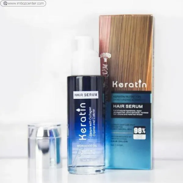 Keratin Nutrition Hair Serum Moisturizing Smooth 80ml image 3