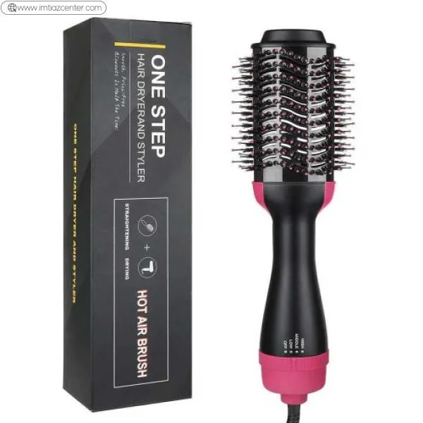 One Step Hot Air Brush - Dryer + Straightener