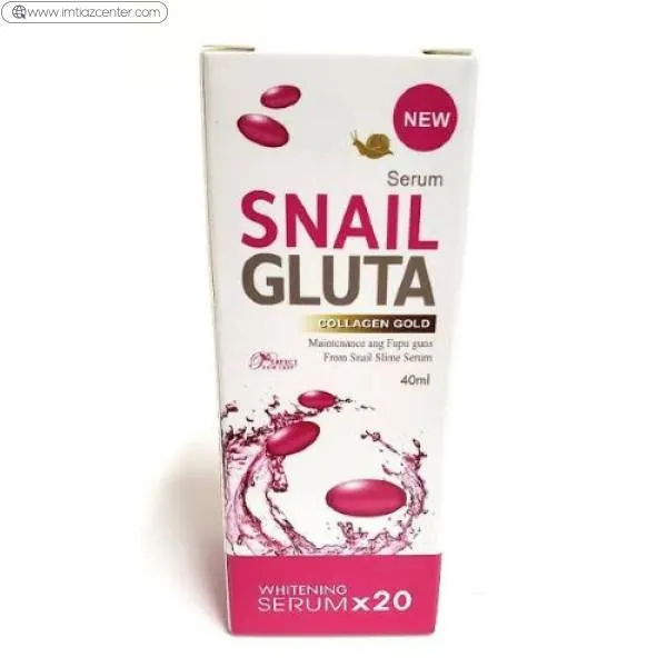 Snail Gluta Collagen Gold Whitening Serum for Skin Glow image 3