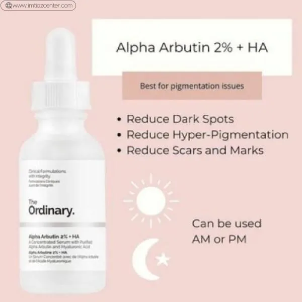 The Ordinary's 30ml Serum with Alpha Arbutin 2% + HA image 2