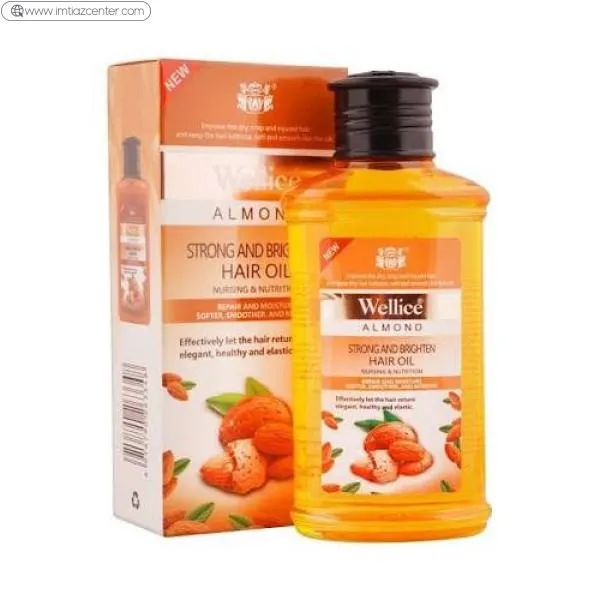 Wellice Almond Strong and Brighten Hair Oil 150ml