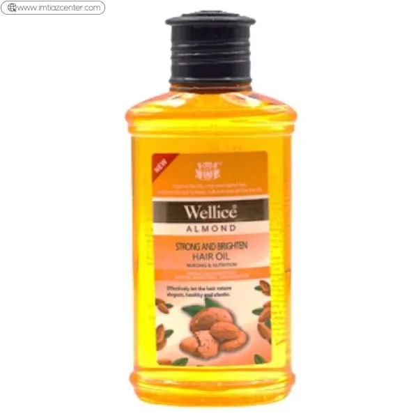 Wellice Almond Strong and Brighten Hair Oil 150ml image 3